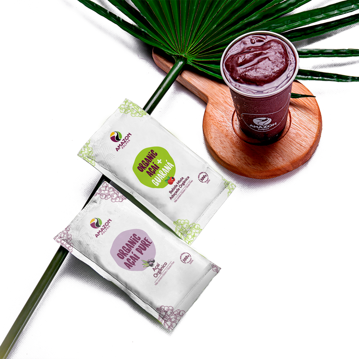 Polpas de Açaí Orgânico - Amazon Açaí