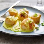 Scallops, without roe, frozen