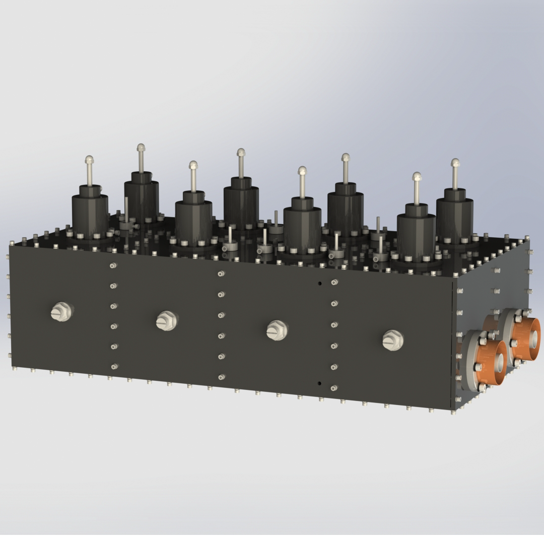 UHF 8-cavity filters