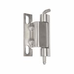 Dobradiça Interna Inox com Abertura de 120°