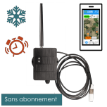 Capteur Alerte Gel prêt à l'emploi sans abonnement