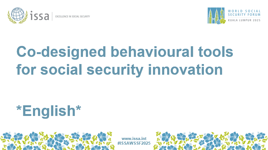 R3-303 *English* Co-designed behavioural tools for social security innovation