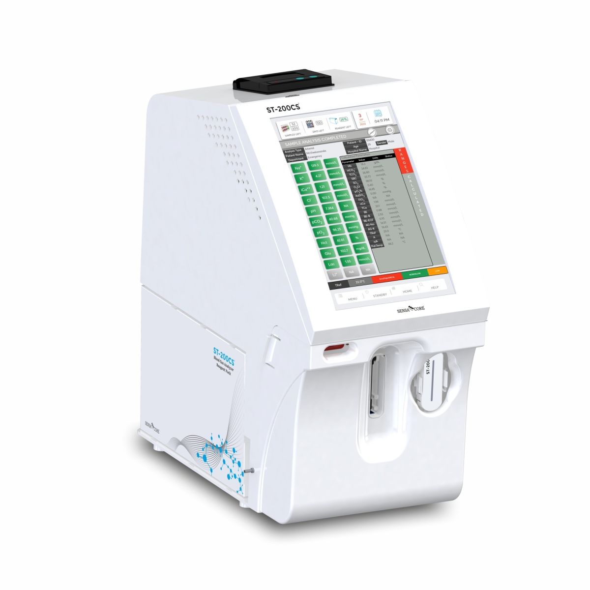 ST 200CS BLOOD GAS ANALYZER