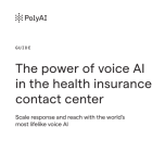 The power of voice AI in the health insurance contact center guide
