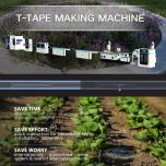 Inlaid Strip Drip Irrigation T Tape Production Line