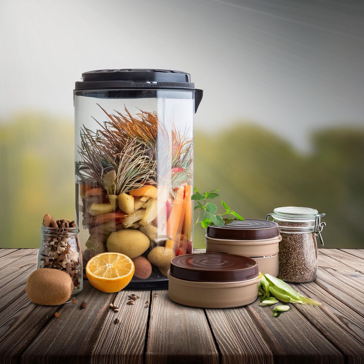 Nature’s Blend Bokashi Composting Kit