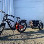 REMORQUE UTILITAIRE - Compatible avec les vélos électriques Agricycles CR20, CR24 et CR26