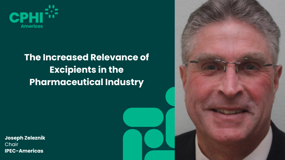 The Increased Relevance of Excipients in the Pharmaceutical Industry