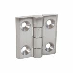 Dobradiça Plana Externa Inox com Abertura de 180°