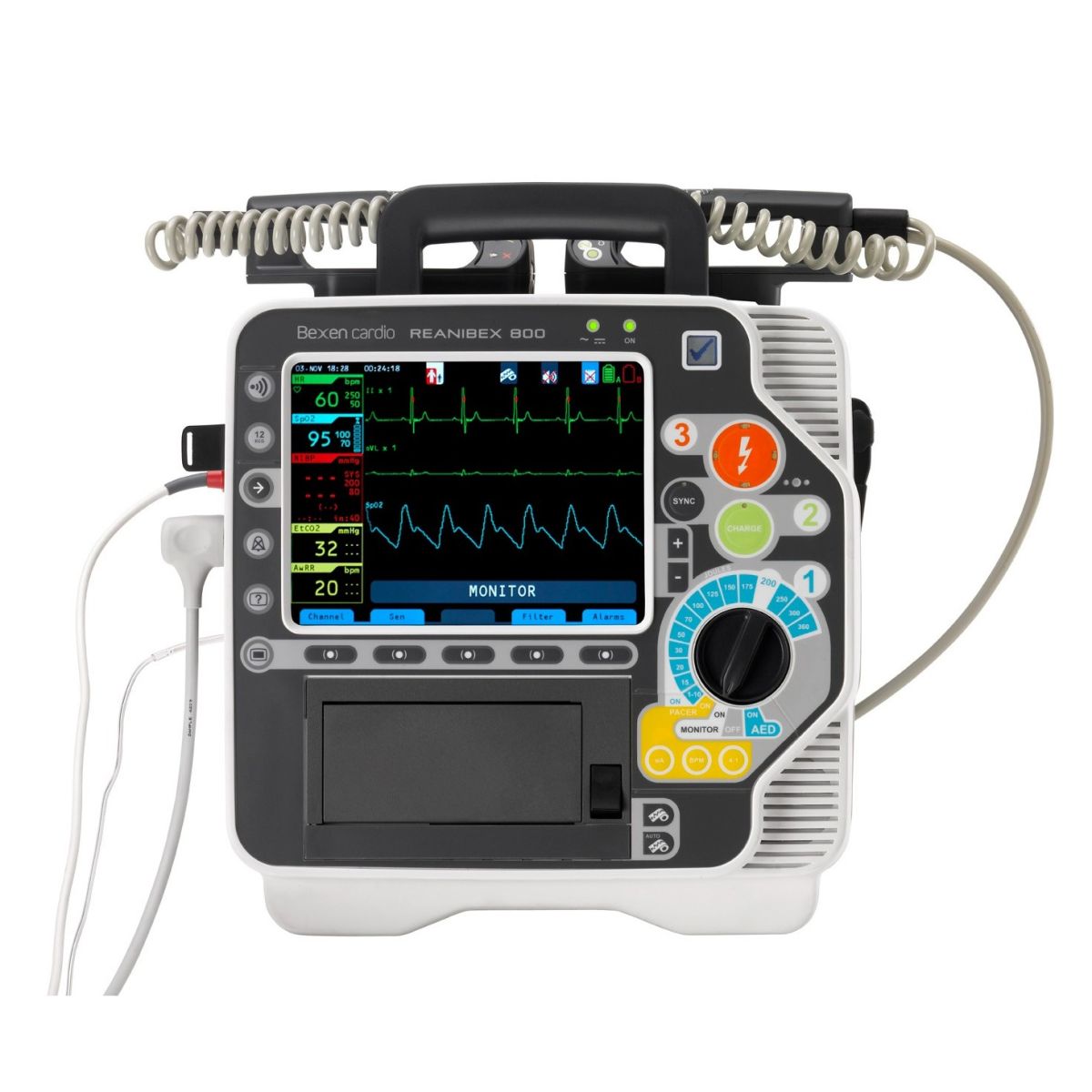 Hospital Defibrillator Monitor - Reanibex 800