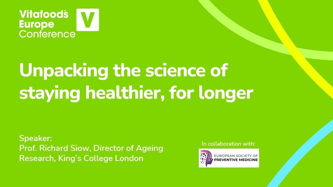 Unpacking the science of staying healthier, for longer