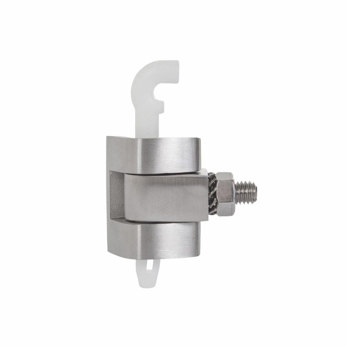 Dobradiça Inox Semi-Embutida com Abertura de 105°/180°