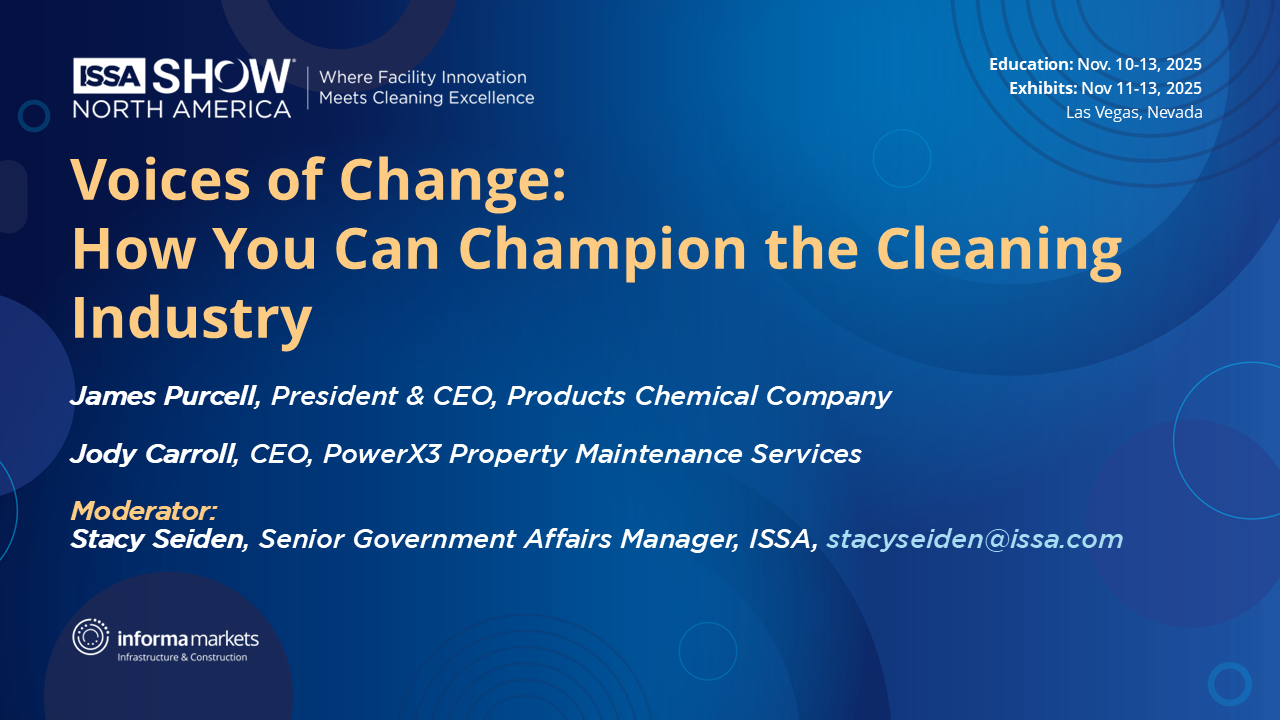 Voices of Change: How You Can Champion the Cleaning Industry