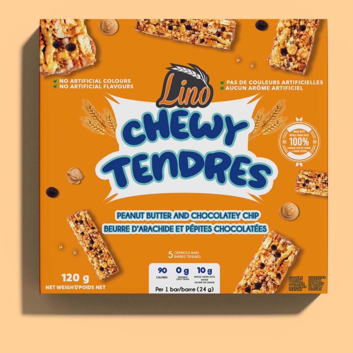 PEANUT BUTTER AND CHOCOLATEY CHIP BEURRE D'ARACHIDE ET PÉPITES CHOCOLATÉES