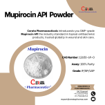 Mupirocin/Mupirocin Calcium API | Form: API Powder | CAS : 12650-69-0 / 115074-43-6 | Grade: IP/BP/USP | | Purity: 100%