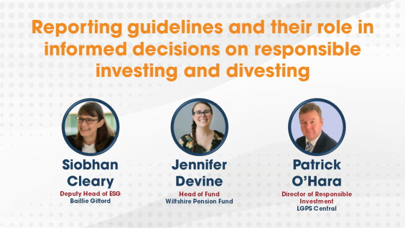 Reporting guidelines and their role in informed decisions on responsible investing and divesting