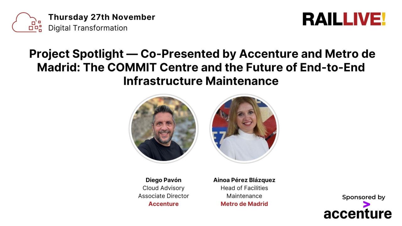 Project Spotlight — Co-Presented by Accenture and Metro de Madrid: The COMMIT Centre and the Future of End-to-End Infrastructure Maintenance