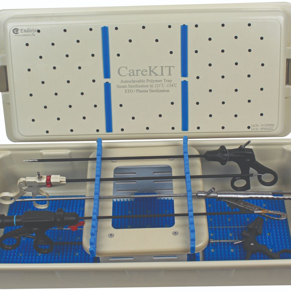 LAPAROSCOPE INSTRUMENTS STERILIZATION TRAY