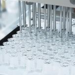 Aseptic filling and visual inspection