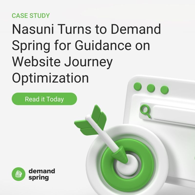 Nasuni Turns to Demand Spring for Guidance on B2B Website Journey Optimization