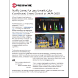 Traffic Cones For Less Unveils Color Coordinated Crowd Control at IAAPA 2025