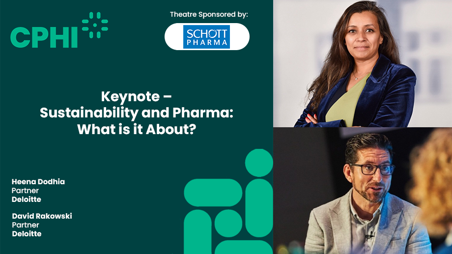 Keynote – Sustainability and Pharma: What is it About?
