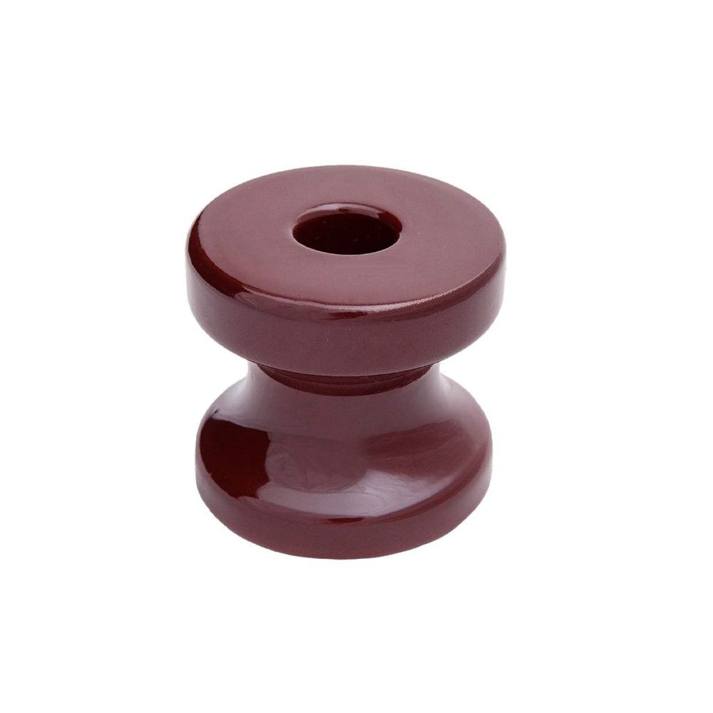 Isolador Roldana de Porcelana 72×72