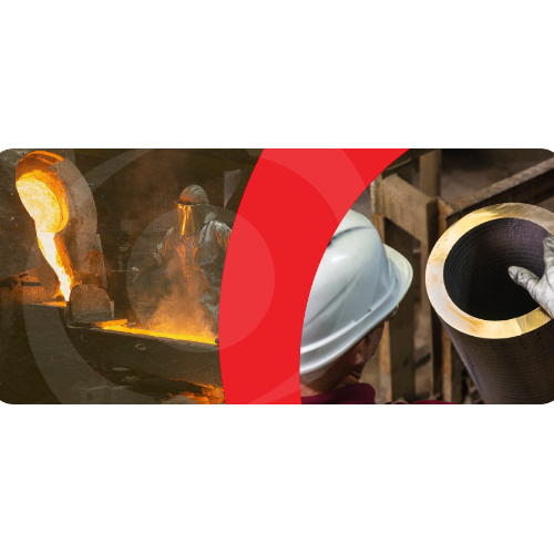 CONTINUOUS CAST BRONZE