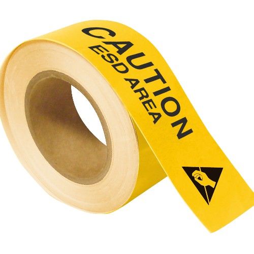 Bandes de marquage au sol avec signalétique - Protection ESD