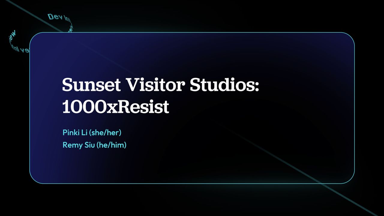 Dev Interview: 1000xRESIST