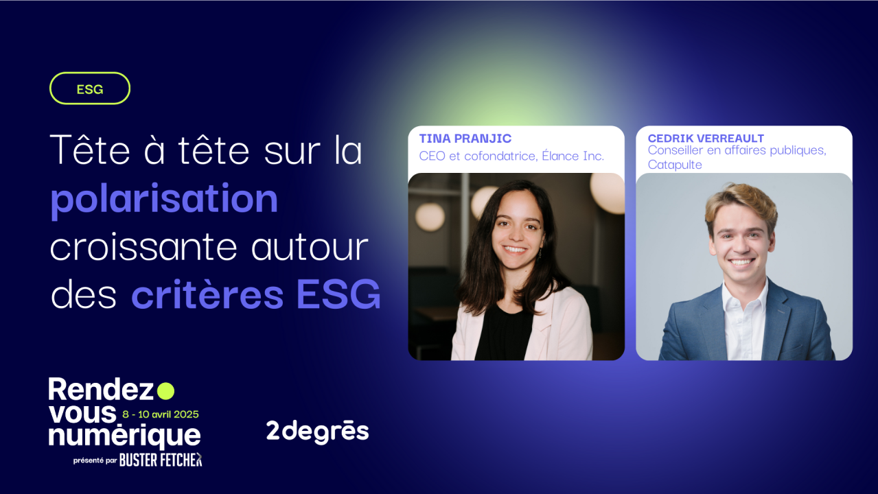 Tête à tête sur la polarisation croissante autour des critères ESG