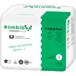 Bambiboo COTTONWEAR disposable nappies with organic cotton
