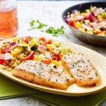 Coho-salon, 2 fillets without skin, frozen