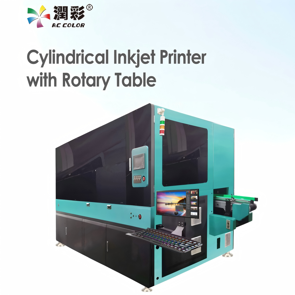 Beverage Can UV Printer | Cylindrical Inkjet Printer | Bottle printer