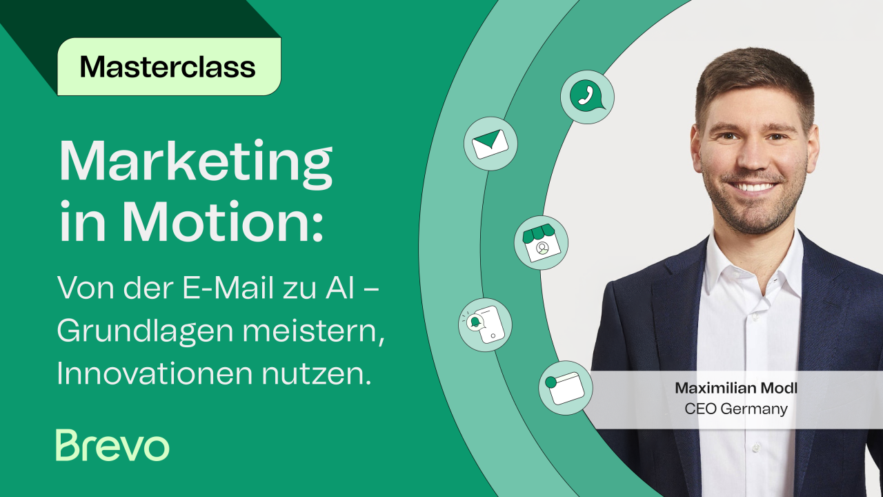 Marketing in Motion: von der E-Mail zu AI - Grundlagen meistern, Innovationen nutzen.
