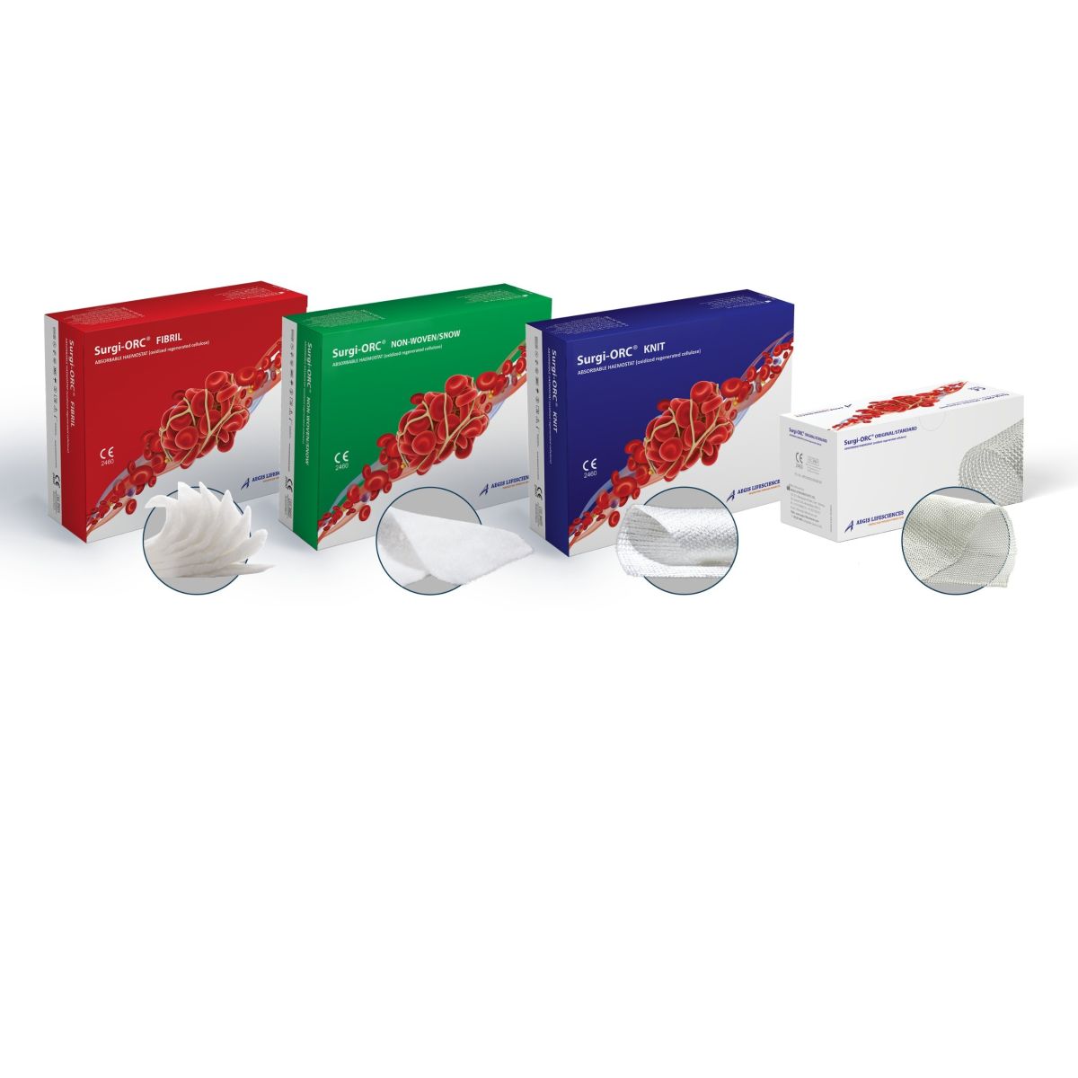 Absorbable Oxidized Regenerated Cellulose - Surgi-ORC® Absorbable Haemostats/Absorbable hemostats