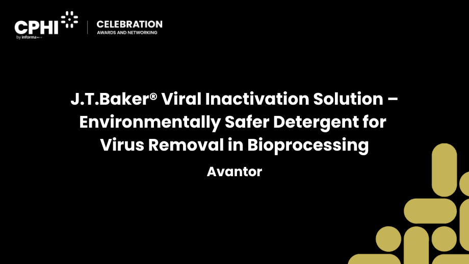 J.T.Baker® Viral Inactivation Solution – Environmentally Safer Detergent for Virus Removal in Bioprocessing