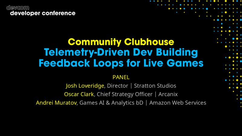 Community Clubhouse: Telemetry-Driven Dev Building Feedback Loops for Live Games
