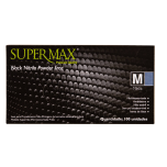 LUVA PARA PROCEDIMENTO NÃO CIRÚRGICO SUPERMAX NITRILO BLACK