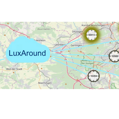 Webbasierte Schalt- und Steuertechnik LuxAround