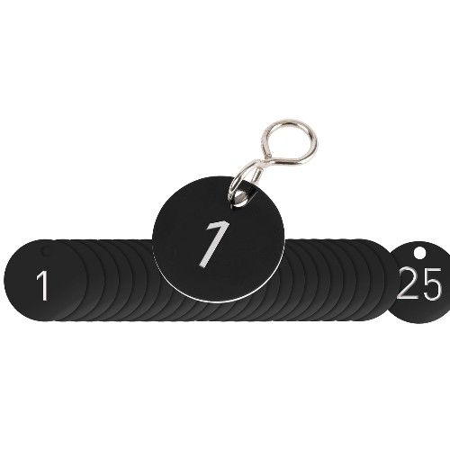 Marqueurs de vannes numérotés avec crochet en S