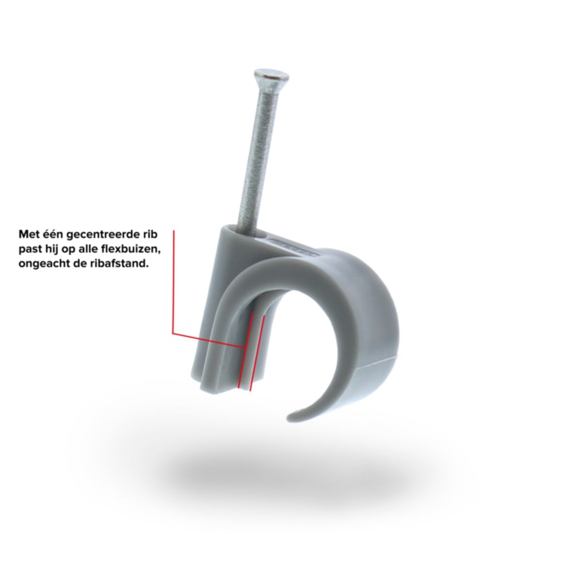 Mepac - Flexbuis spijkerclip