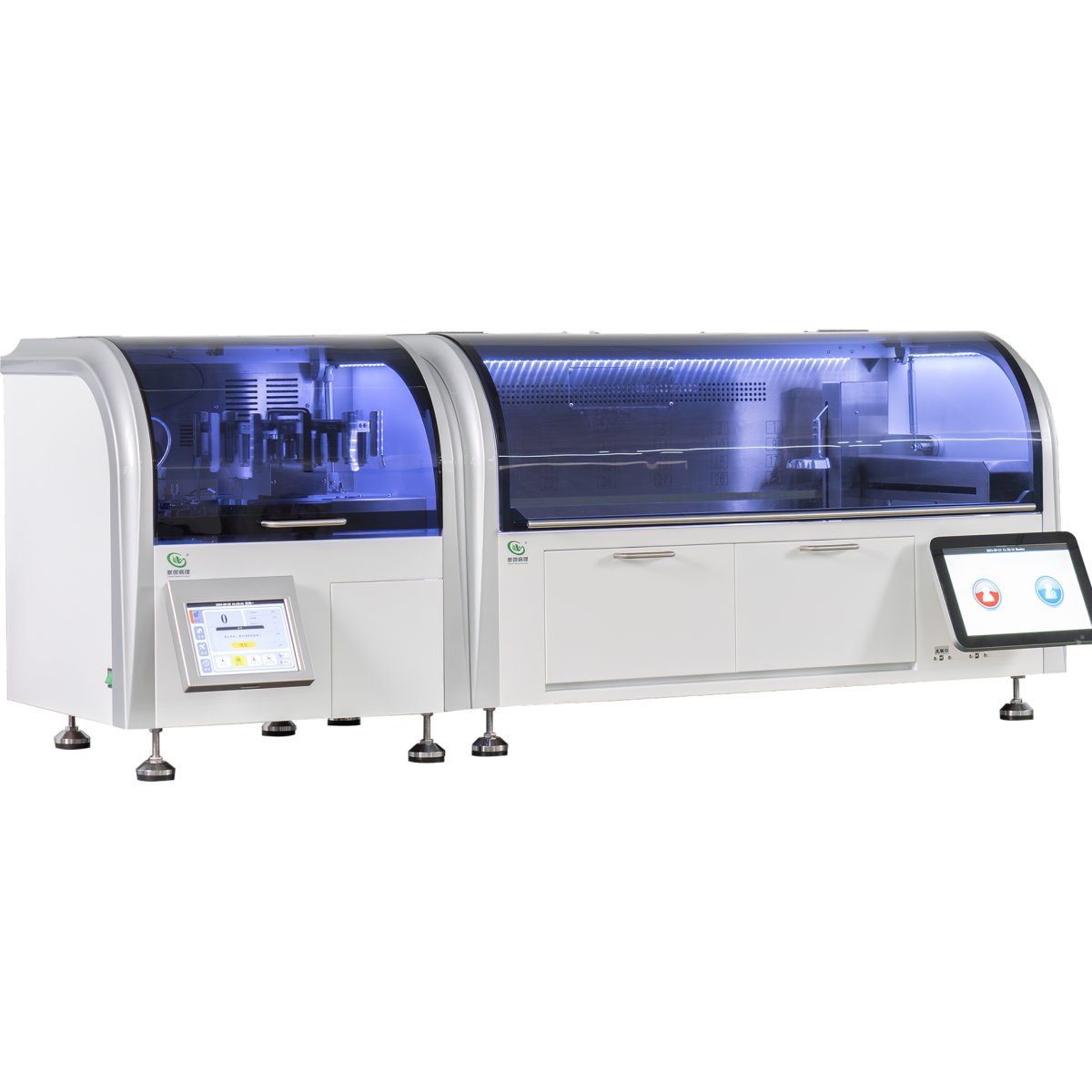 CW-1000+CW-800 Fully Automatic Cover-stainer