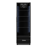 Refrigerador VRS13 Porta de Vidro Full Black 393L