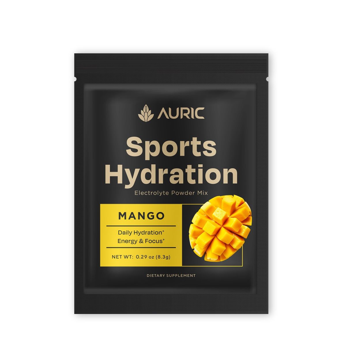 Auric Sports Hydration – Mango Electrolyte Powder Mix