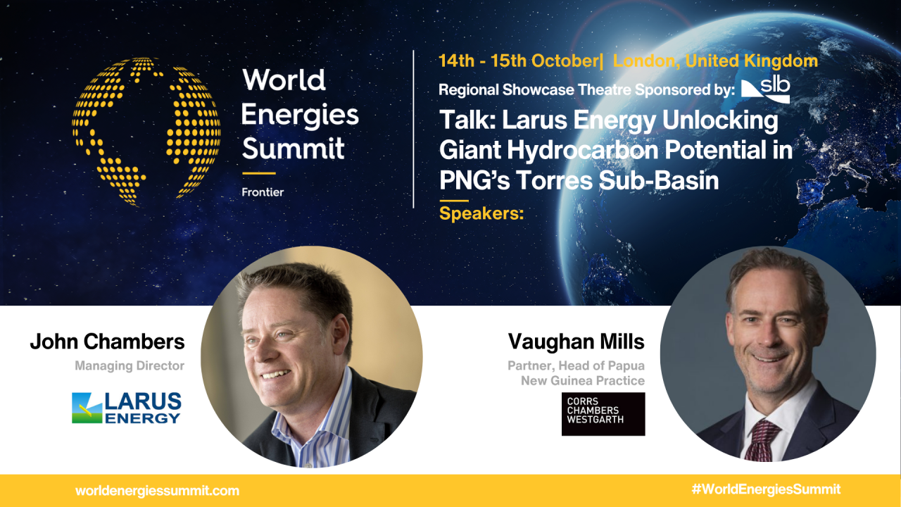 Larus Energy Unlocking Giant Hydrocarbon Potential in PNG’s Torres Sub-Basin