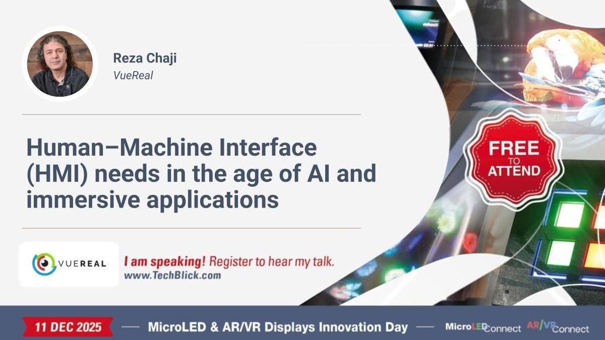 VueReal - Human–Machine Interface (HMI) needs in the age of AI and immersive applications