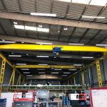 Ponte rolante univiga apoiada e suspensa