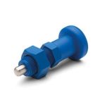 Gamme de composants standards couleur bleu de sécurité