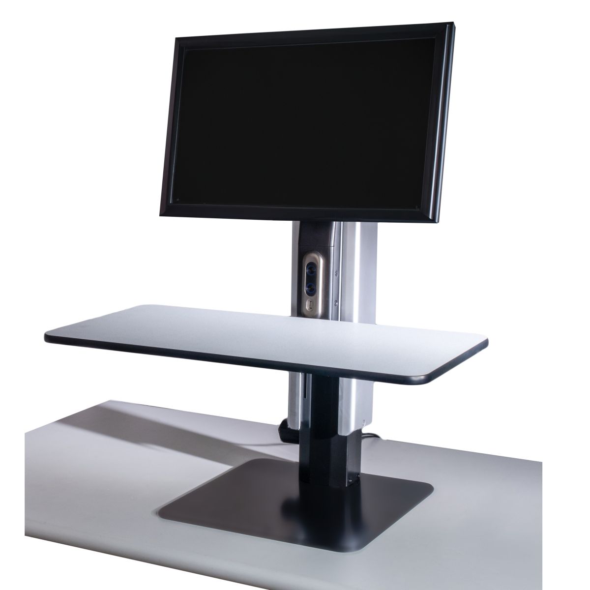 Electric Sit-Stand Workstation in a Compact Design